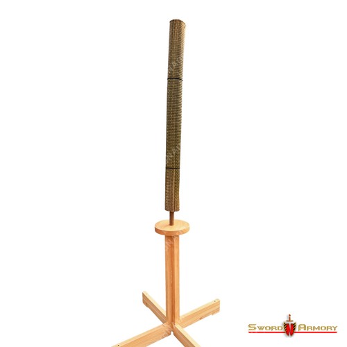 Tameshigiri Sword Test Cutting Stand Oak for Japanese Samurai Katana Wakizashi - Picture 9 of 10