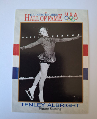 Impel US Olympic Hall Of Fame - Tenley Albright #38 - Trading Card - Olympia