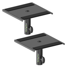 Pair of Speaker Stand Mounting Plates - Pole Mount Removable Plates - Studio ...
