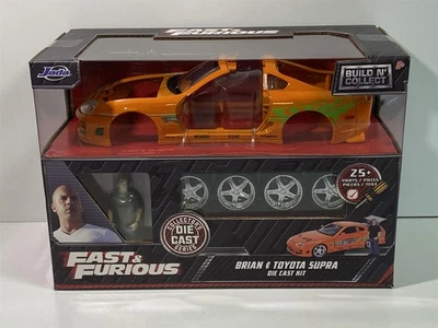 Fast And Furious Brians Toyota Supra Mit Figur 1:24 Metall Bausatz Jada 30699 - Bild 1 von 4