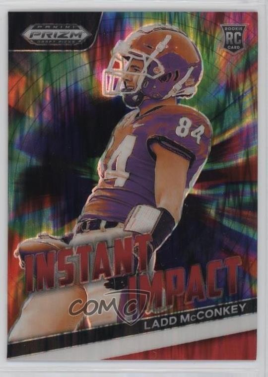 2024 Panini Prizm Draft Picks Instant Impact Red Flash 24/49 Ladd McConkey 1lm8