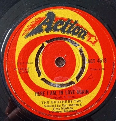 The Brothers Two - Here I Am In Love Again  7''  Vinyl Single Record  