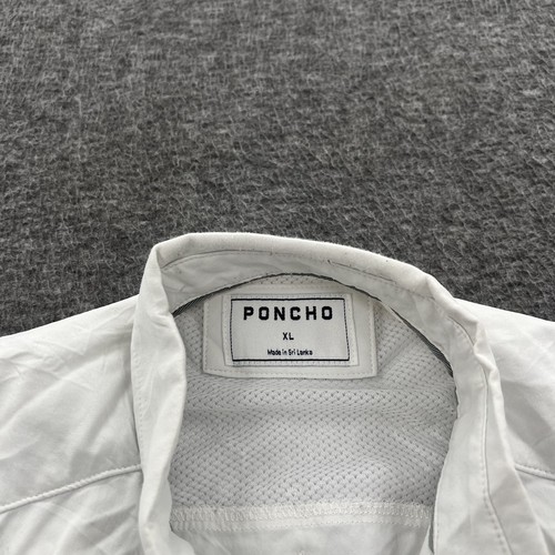 Poncho Fishing Shirt Kids XL White Solid Long Sleeve Button Up Outdoors *FLAWS - Picture 3 of 11