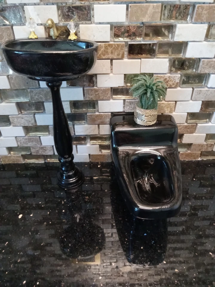 Sala de polvo escala 1:6 para muñecas de moda de 11-12", Fashion Royalty, Barbie, Mimoko Foto 4 de 4