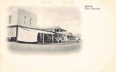 Djibouti - The Peace Café, Place Ménélik - Publ. unknown 51735