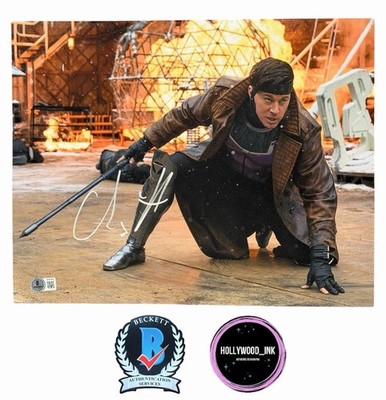 CHANNING TATUM AUTOGRAPH SIGNED 8X10 PHOTO GAMBIT MARVEL BECKETT BT97916