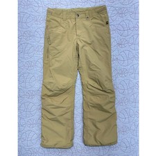 Burton Barnstorm Snow Pants Tan DRYRIDE Room-To-Grow / Boy's Large