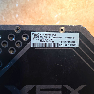 XFX AMD Radeon RX 580 8GB GDDR5 PCIe x16 Graphics Card DP HDMI DVI-D 8-Pin