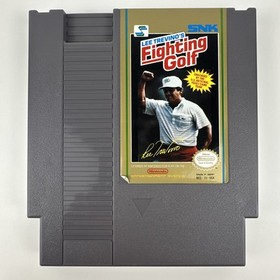 NES Lee Trevino's Fighting Golf & Nintendo Golf w/ Manuals - Tested & Cleaned