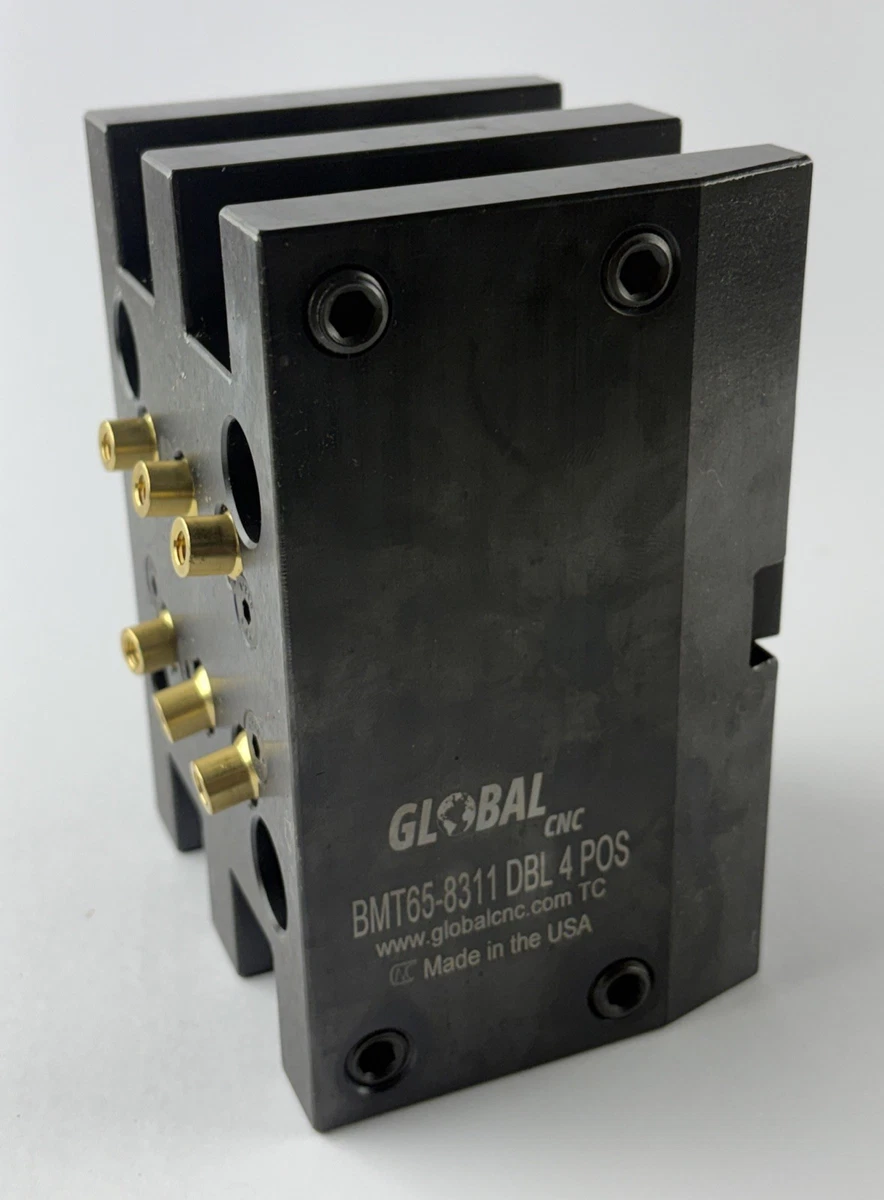 Global CNC BMT65-8311 DBL 4 POS Turning Tool Block USA photo 2