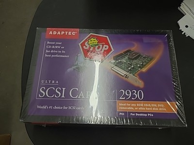 NEW Sealed Adaptec Ultra SCSI Card 2930 PCI Host Adapter for Desktop PC
