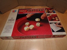 Jeu De Société: TRIPLE YAHTZEE. MB. Complet