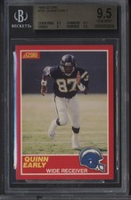 1989 Score QUINN EARLY BGS 9.5 Gem Graded Rookie Card #191 RC San Diego Chargers. rookie card picture