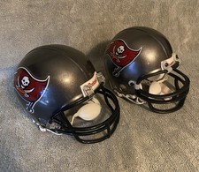TAMPA BAY BUCCANEERS 2 UNSIGNED MINI HELMET