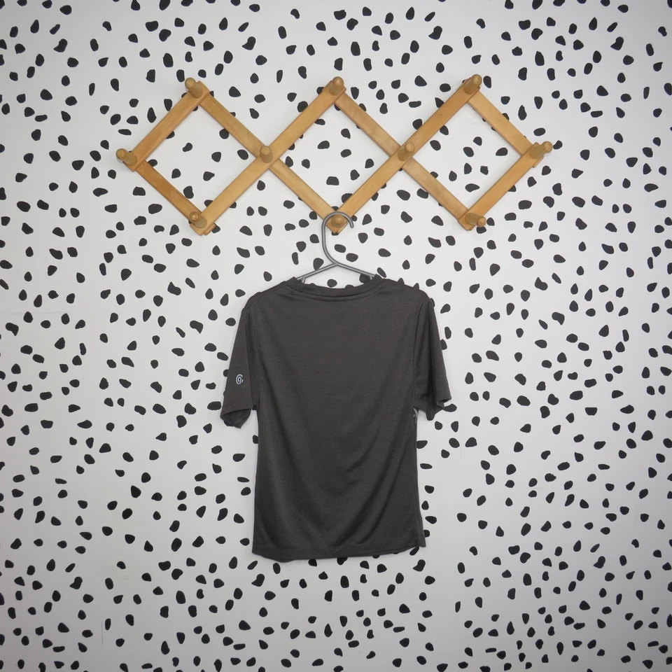 Camiseta deportiva con estampado de béisbol Champion C9 gris para niños talla XSmall Foto 4 de 4