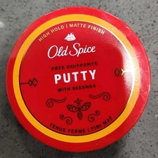 Old Spice Hair Styling Putty with Beeswax High Hold + Matte Finish 2.22 oz