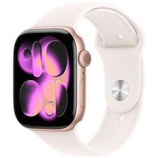Apple Watch Series 11 42mm Cellular Aluminum Rose Gold Pink Band - Excellent