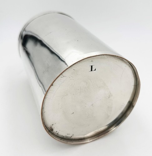 RARE LARGE GEORGIAN CYLINDRICAL BOX OLD SHEFFIELD PLATE c1800 7.5” - Picture 7 of 8