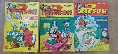 LOT 3 PICSOU MAGAZINE - N° 36 - 37 - 38 / ANNEE 1975 - Photo 1/4