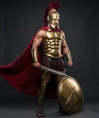 Spartan Leonidas Full Body Armor Set - 300 Spartan Warrior Costume Set   Fully 