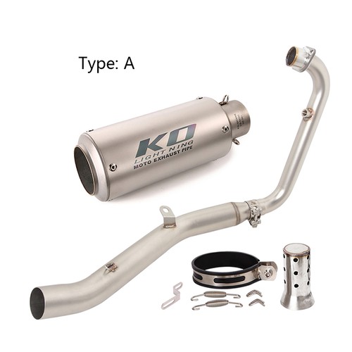 For Lifan KP-Mini 150 2015-2025 Full Exhaust System Front Link Pipe Muffler Tips - Picture 5 of 12