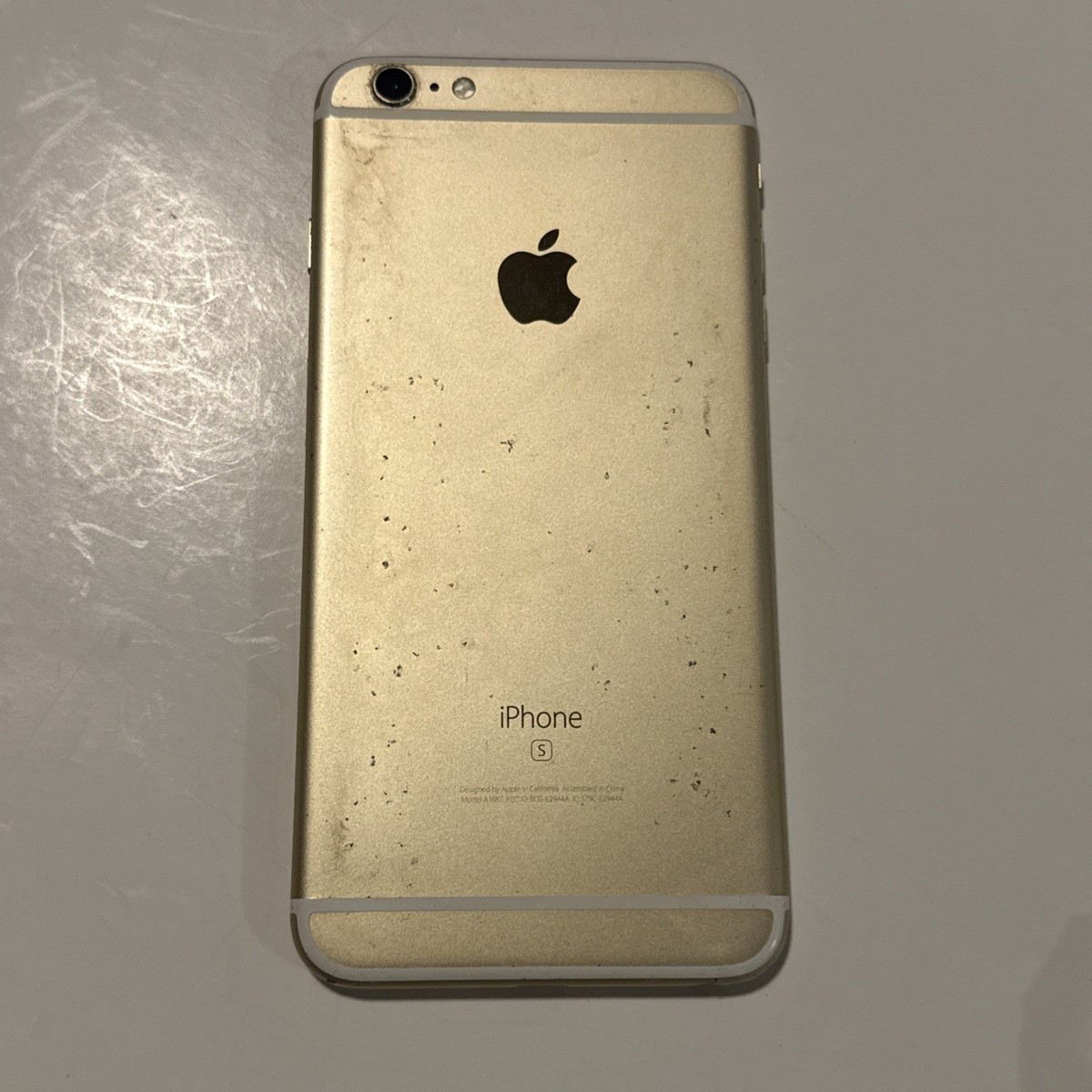 Apple iPhone 6s Plus (6S+) 128GB Gold (Unlocked) C Grade, Working