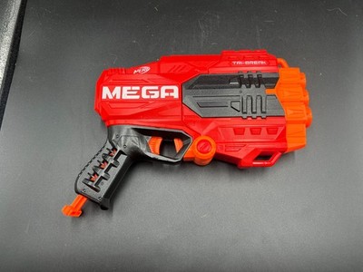 NERF Mega Tri Break Dart Gun 2017 Hasbro TESTED & WORKS No Darts