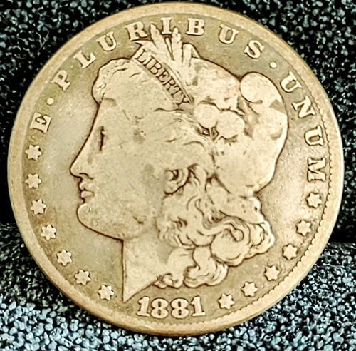 1881 CC Morgan Dollar VG+ Great Eye Appeal Excellent Strike. 100% Original Coin