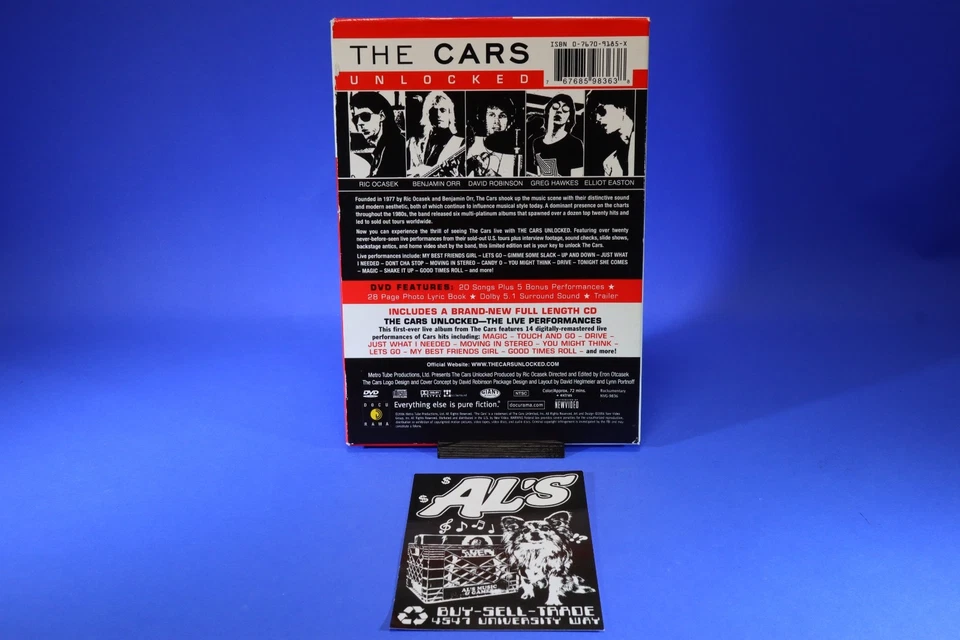 The Cars - Unlocked: Live Performances (DVD, 2006) NO CD Foto 2 de 3