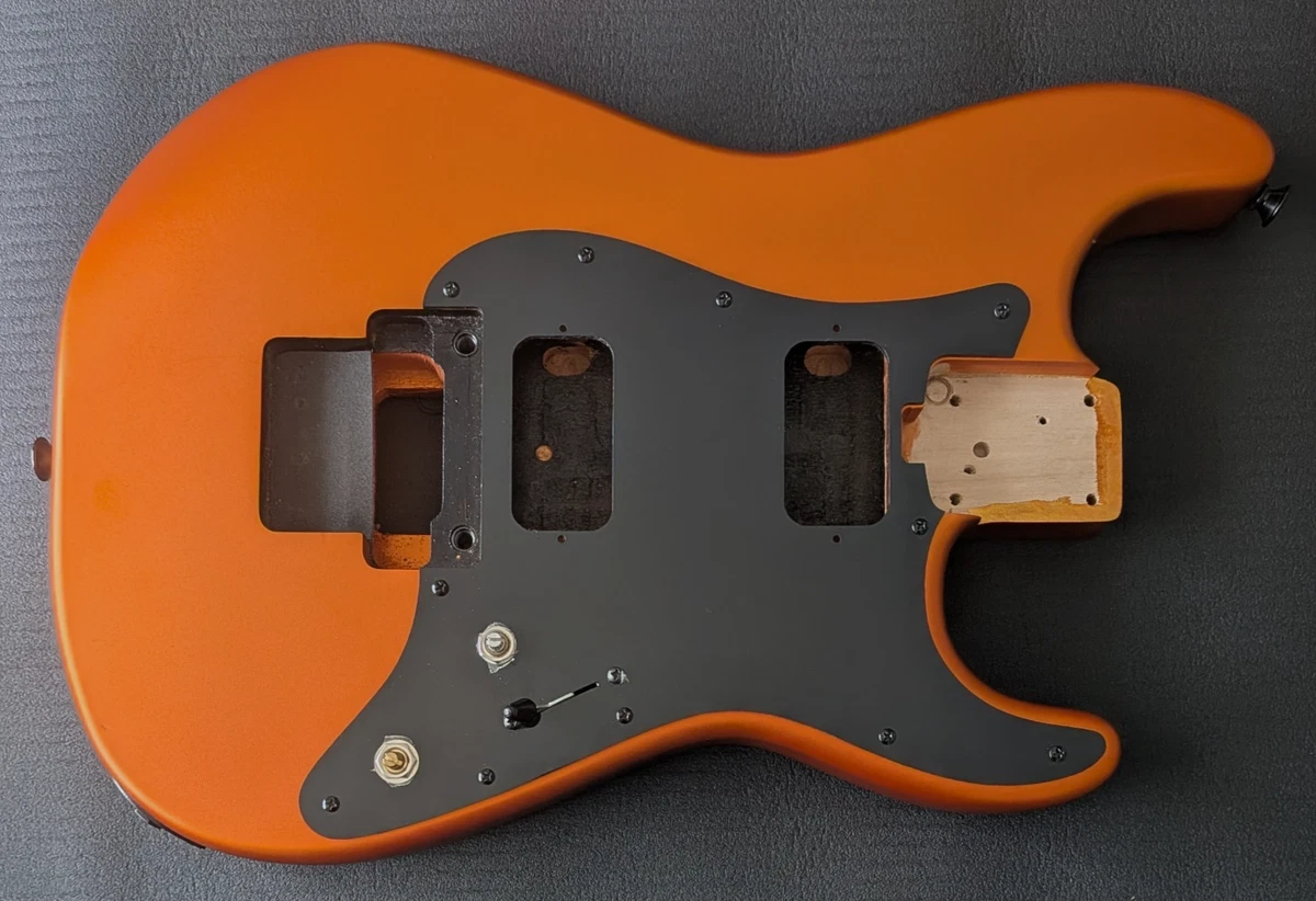 Charvel Pro-Mod So-Cal Alder BODY in Satin Orange Blaze - Floyd Rose Route - HSH
