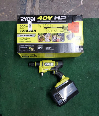#ad Ryobi 40V HP 600 psi EZ Clean Power Cleaner Brushless Tool Only Broken *READ* $33.99