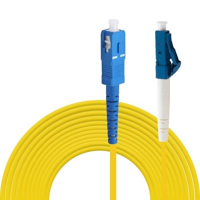 SC To LC Fiber Patch Cable 3M 10ft Single Mode Simplex SM 9/125um Optical Cord