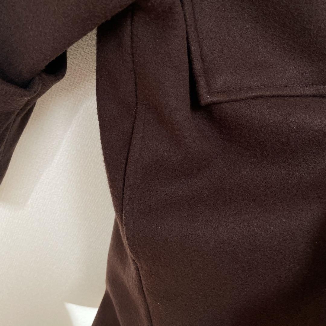 Ameri Jacket Coat Brown Quilted Warm Winter Used … - image 8