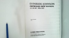 Evinrude Johnson Outboard Shop Manual 1956-1972 Clymer Full Color