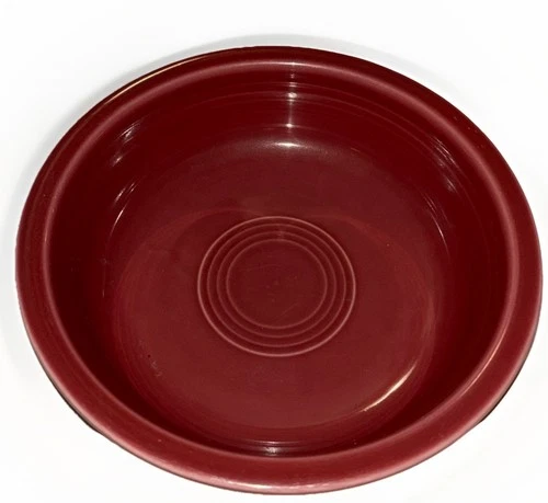 Fiesta Claret 6 7/8" Rim Cereal Bowl 19oz READ Not Likely Cinnabar To My Eye