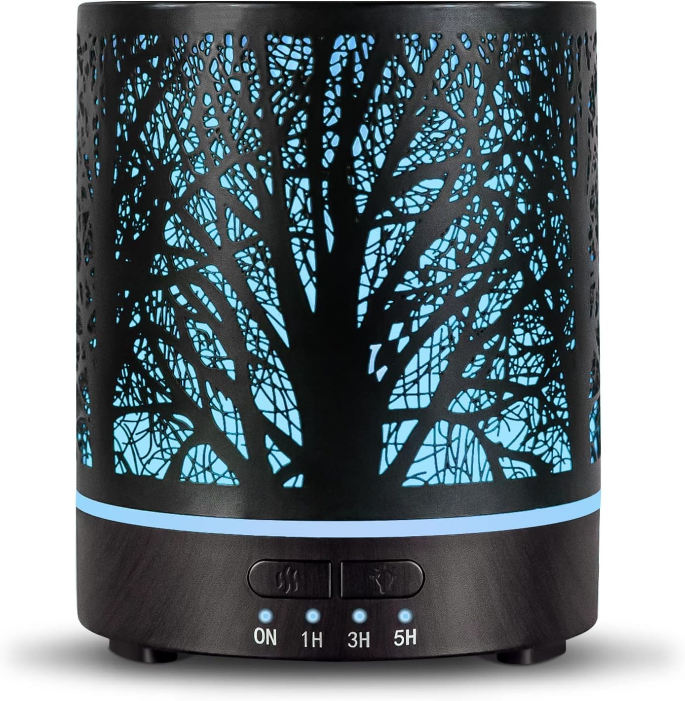 300ml Black Metal Essential Oil Diffuser for Aromatherapy