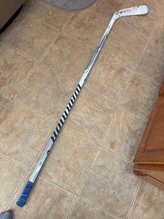NHL CBJ game used hockey stick warrior dagger t2 hockey stick j. wisniewski nhl