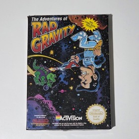 The Adventures Of Rad Gravity Nes Game Boxed Lovely Condition ⭐️