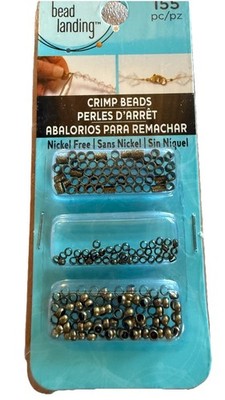 Bead Landing Crimp Tube Beads Brass Multipack 155pc