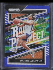 2025 Panini Prizm Draft Darius Acuff Jr #7 Rated Rookie Blue Wave Prizm /249 