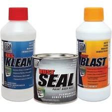 Complete Rust Prevention Coating System Sampler Kit Up To 12.5 Square Feet;