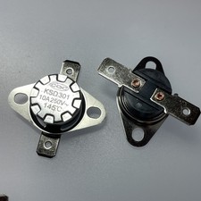 KSD301 Thermostat Switch 145°C 293°F 10A 250V N.C Snap Disc  Number of Items: 2