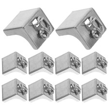 10 embouts de rail de rideau en acier inoxydable, butées de sécurité,