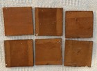 Mexican Pattern Glazed Red Clay Tiles Set Of 6 4x4 — photo 7