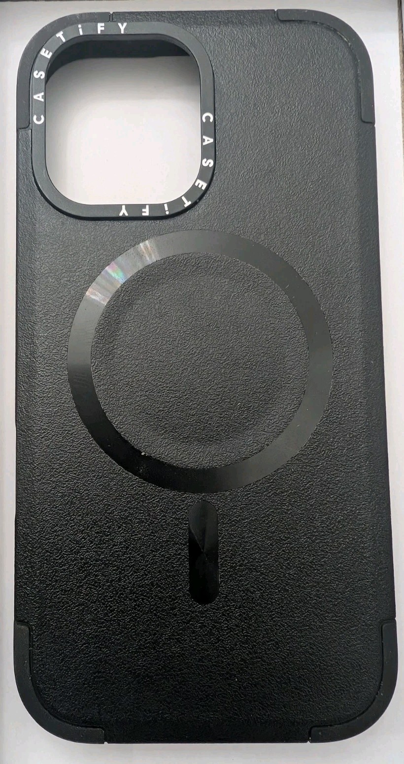 CASETiFY MagSafe Force Case for iPhone 16 in Black-image