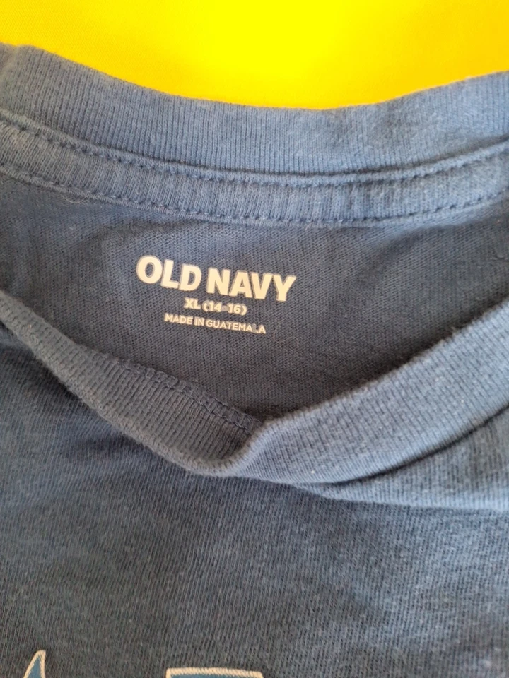 T Shirt Old Navy Game Time T-shirt für Gamer XL 14-16 J - Bild 2 von 3