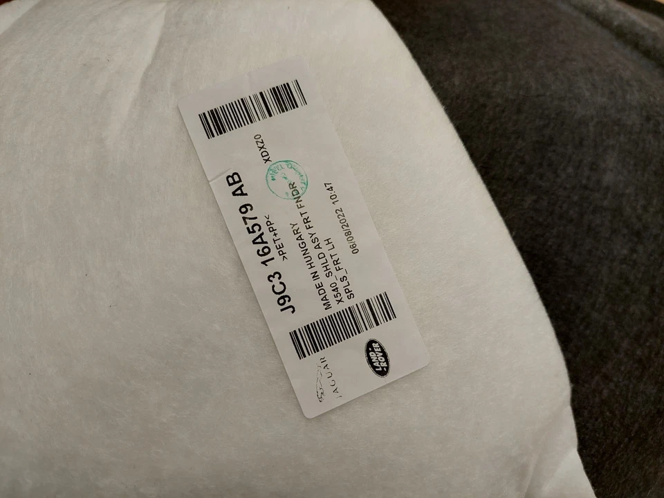 Jaguar E-pace X540 Front Left Wheel Arch Fender Liner 2017-on J9C3025 Genuine - Image 4 of 4