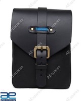 Leder Magnetisch Benzintank Tasche Schwarz FüR Ajs BSA Triumph Royal Enfield S2U