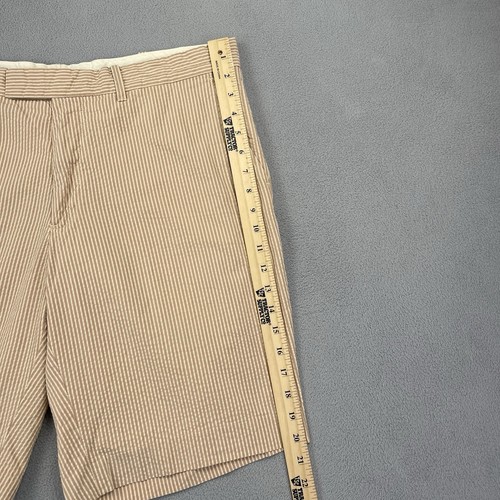 Polo Ralph Lauren Shorts Men’s 36 Beige White Preppy Summer Pony Chino Golf - Picture 11 of 11