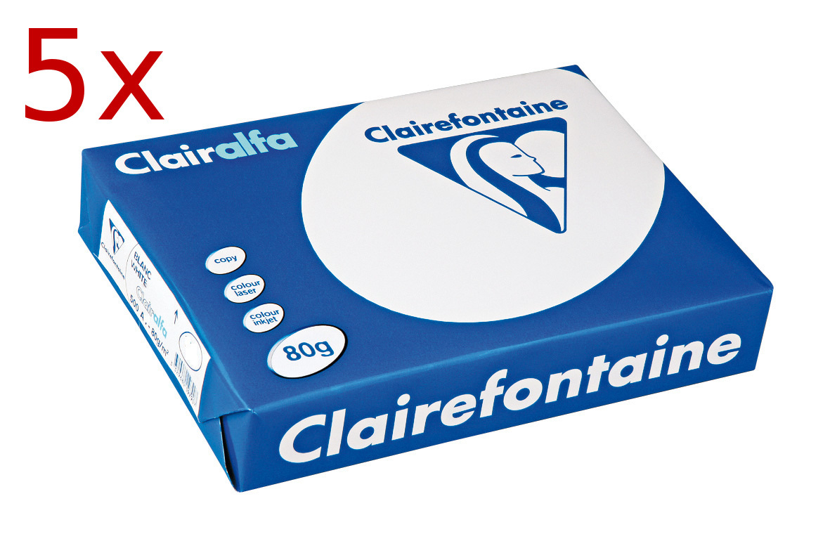 Papier Clairefontaine A3 80g ultra blanc ramette photocopieuse et feuille imprimante de bureau
